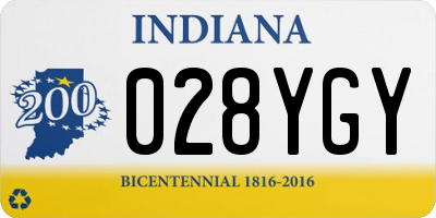 IN license plate 028YGY