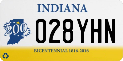 IN license plate 028YHN