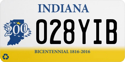 IN license plate 028YIB