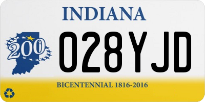 IN license plate 028YJD