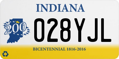 IN license plate 028YJL