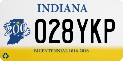 IN license plate 028YKP