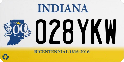 IN license plate 028YKW