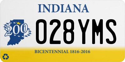 IN license plate 028YMS