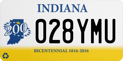 IN license plate 028YMU