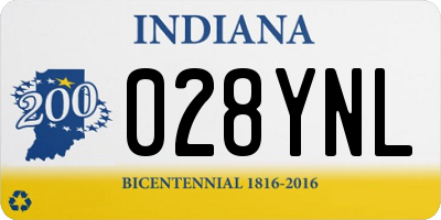 IN license plate 028YNL