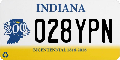 IN license plate 028YPN