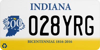 IN license plate 028YRG