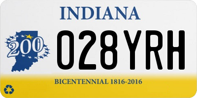 IN license plate 028YRH