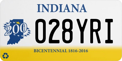 IN license plate 028YRI