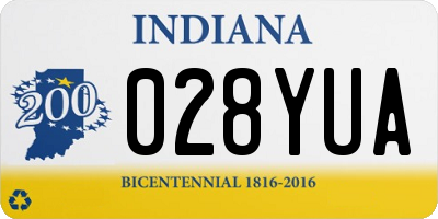 IN license plate 028YUA