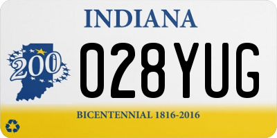 IN license plate 028YUG