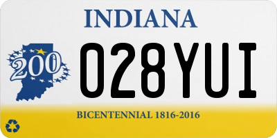 IN license plate 028YUI