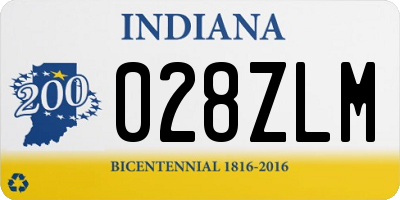 IN license plate 028ZLM
