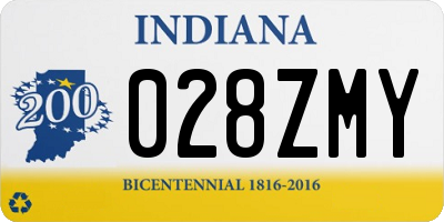 IN license plate 028ZMY