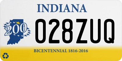 IN license plate 028ZUQ