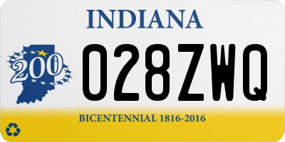 IN license plate 028ZWQ