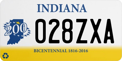 IN license plate 028ZXA