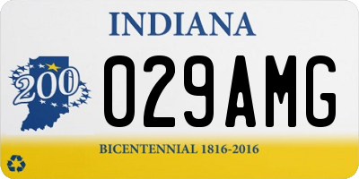 IN license plate 029AMG