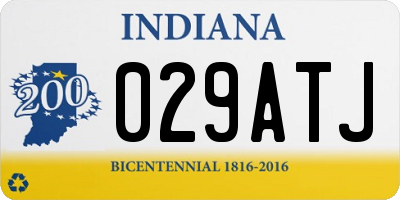 IN license plate 029ATJ