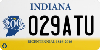 IN license plate 029ATU