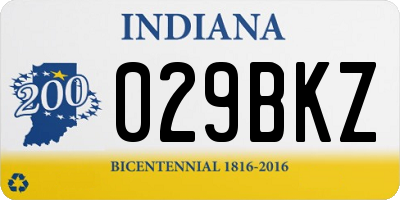 IN license plate 029BKZ
