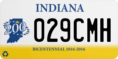 IN license plate 029CMH
