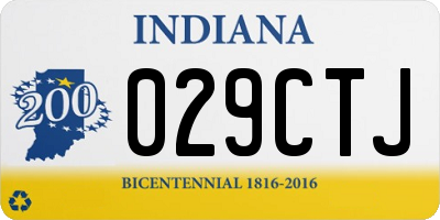 IN license plate 029CTJ