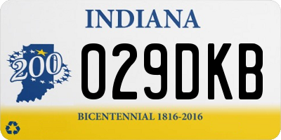 IN license plate 029DKB