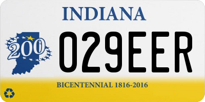 IN license plate 029EER