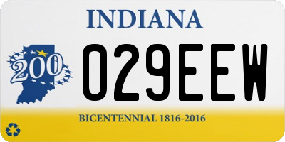 IN license plate 029EEW