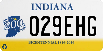 IN license plate 029EHG