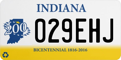 IN license plate 029EHJ