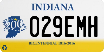 IN license plate 029EMH