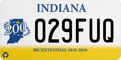 IN license plate 029FUQ
