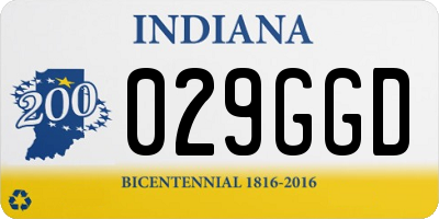 IN license plate 029GGD
