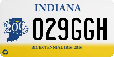 IN license plate 029GGH