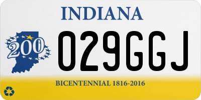 IN license plate 029GGJ