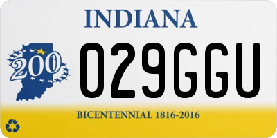 IN license plate 029GGU
