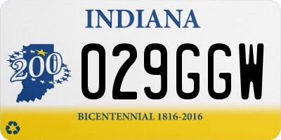 IN license plate 029GGW