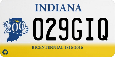 IN license plate 029GIQ