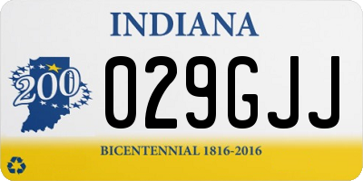 IN license plate 029GJJ