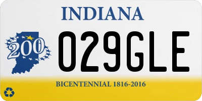 IN license plate 029GLE