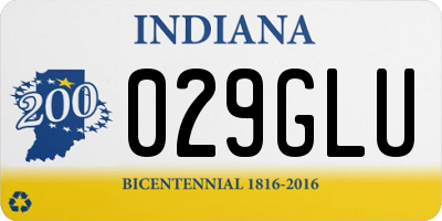 IN license plate 029GLU