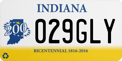 IN license plate 029GLY