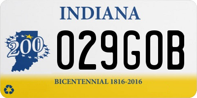IN license plate 029GOB
