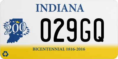 IN license plate 029GQ