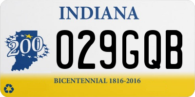 IN license plate 029GQB