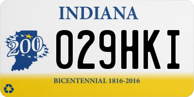 IN license plate 029HKI