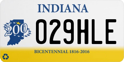 IN license plate 029HLE